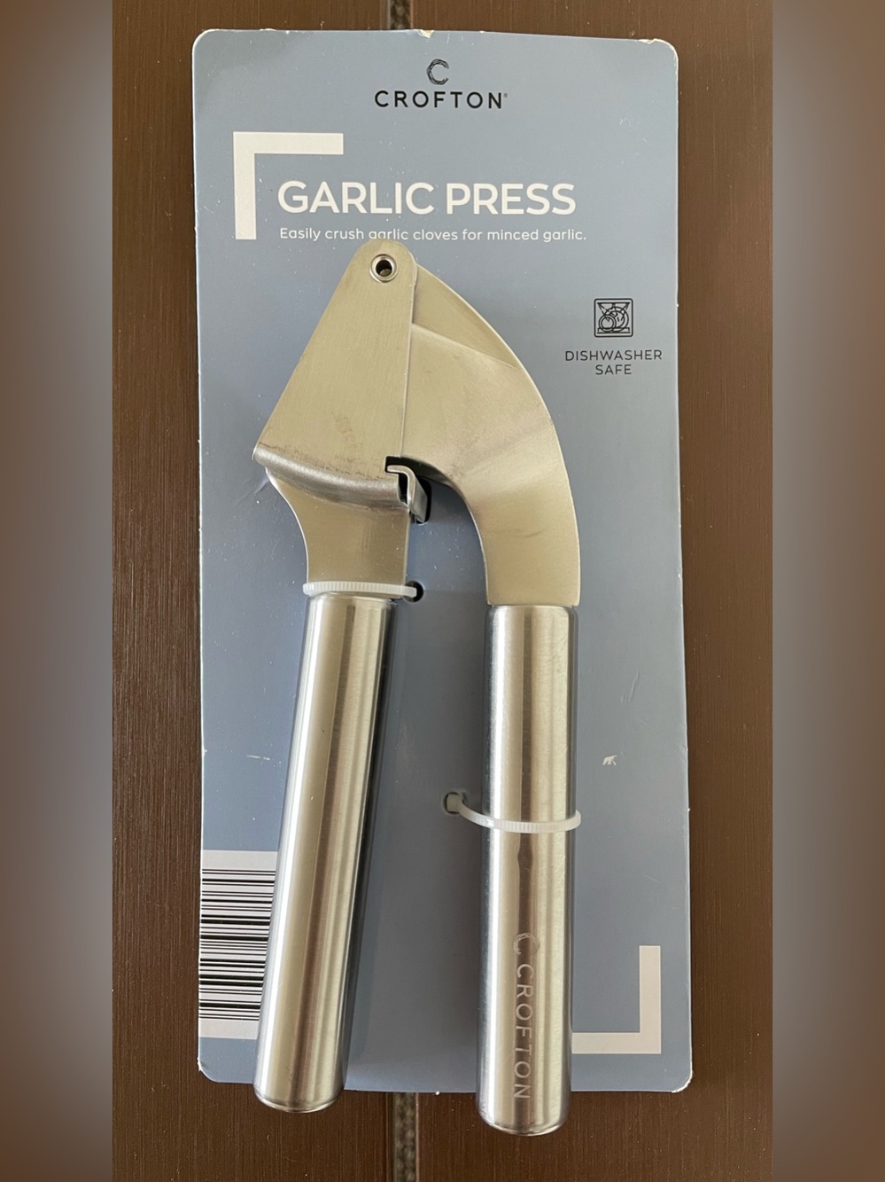 Crofton Stainless Steel Garlic Press - Silver
